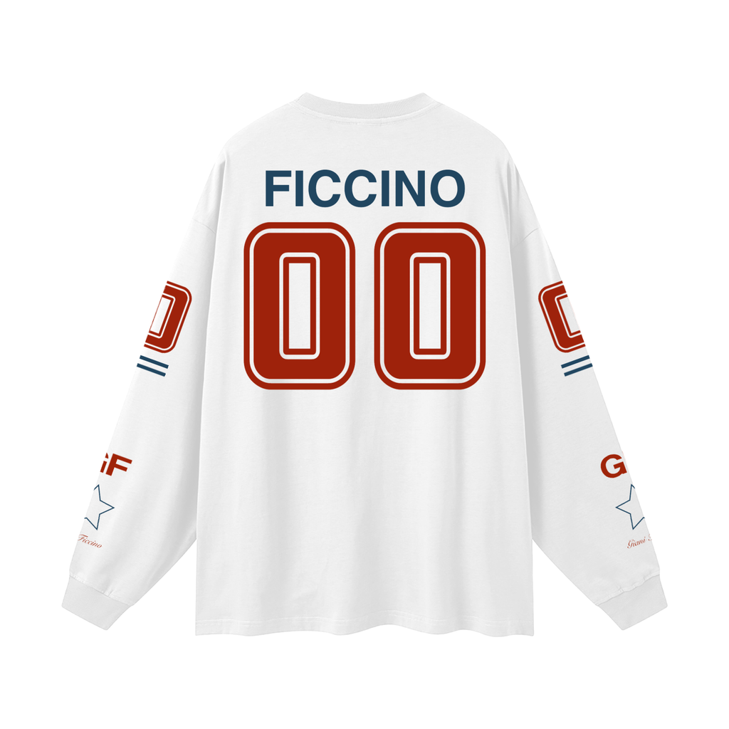 Oversized “Captain” Long Sleeve T-Shirt