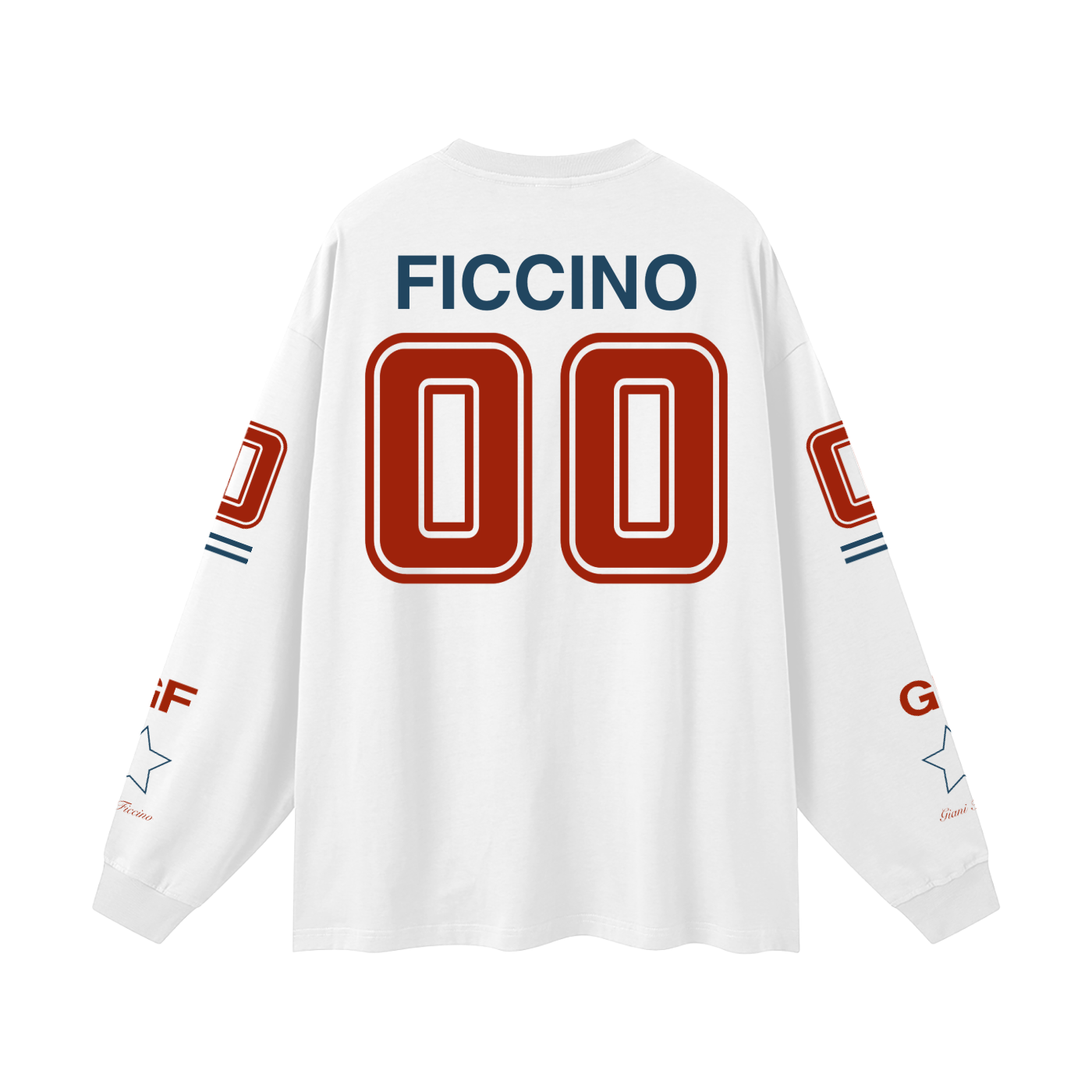 Oversized “Captain” Long Sleeve T-Shirt