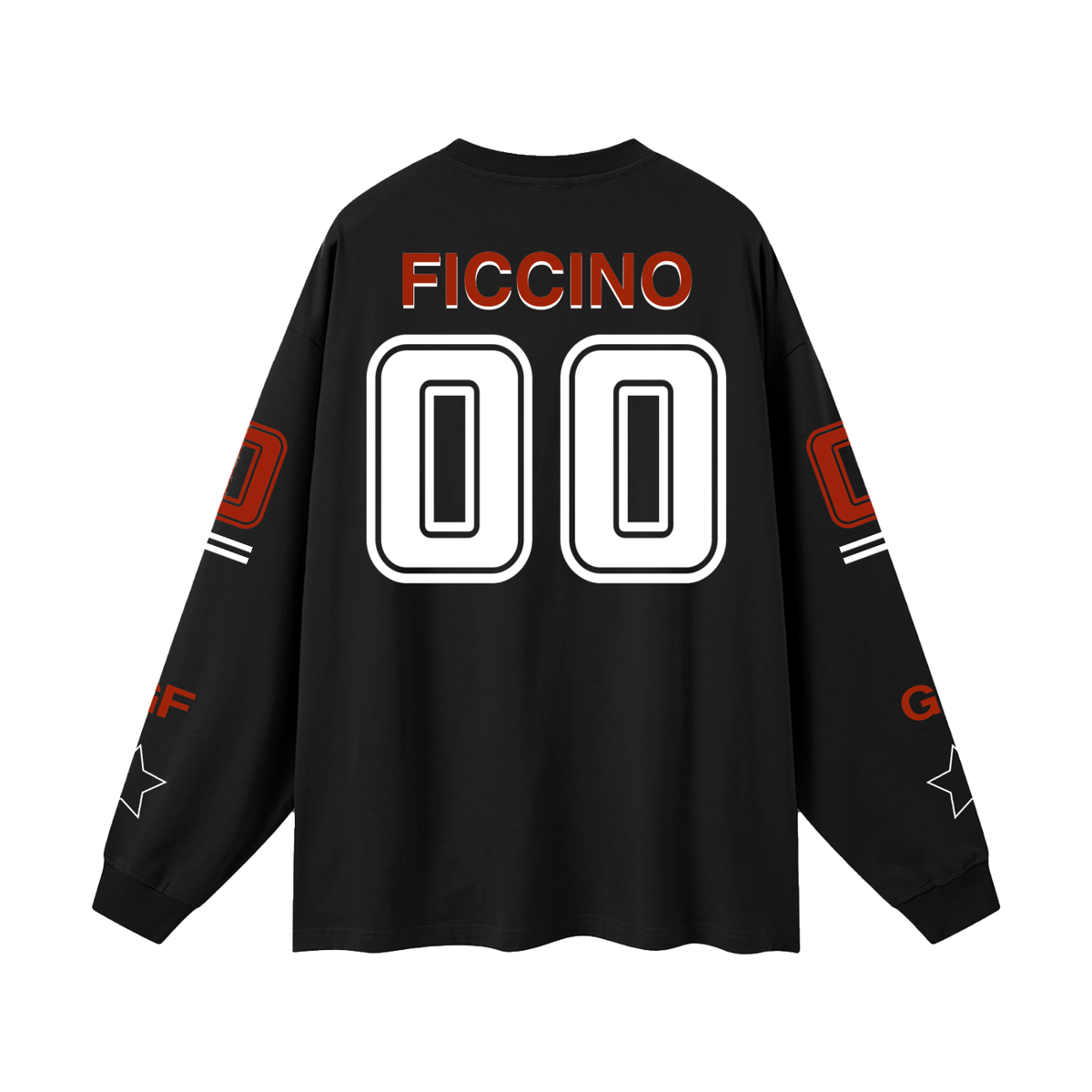Oversized “Captain” Long Sleeve T-Shirt