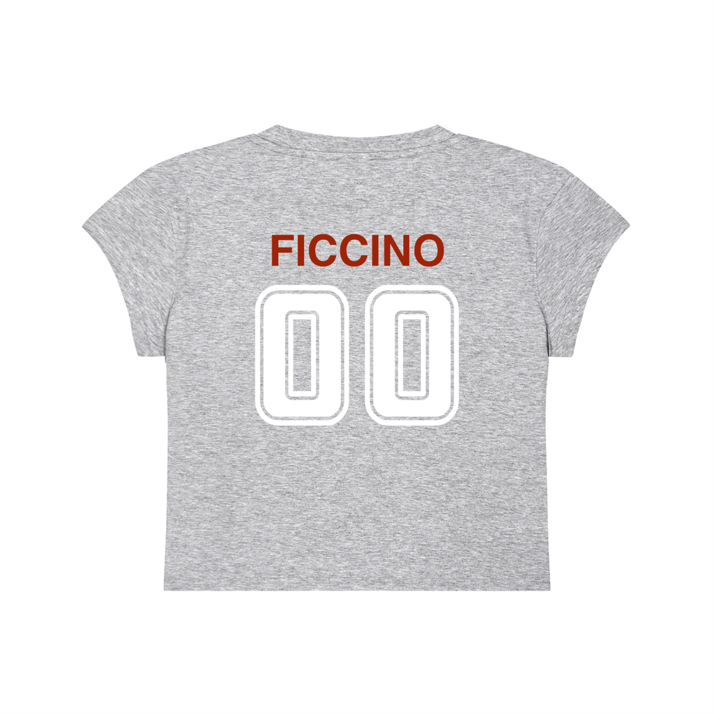 Women's Slim-Fit Cropped “Captain” T-Shirt