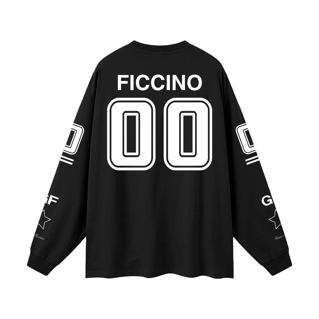 Oversized “Captain” Long Sleeve T-Shirt