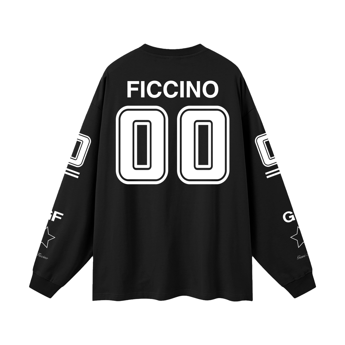 Oversized “Captain” Long Sleeve T-Shirt