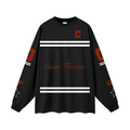 Oversized “Captain” Long Sleeve T-Shirt