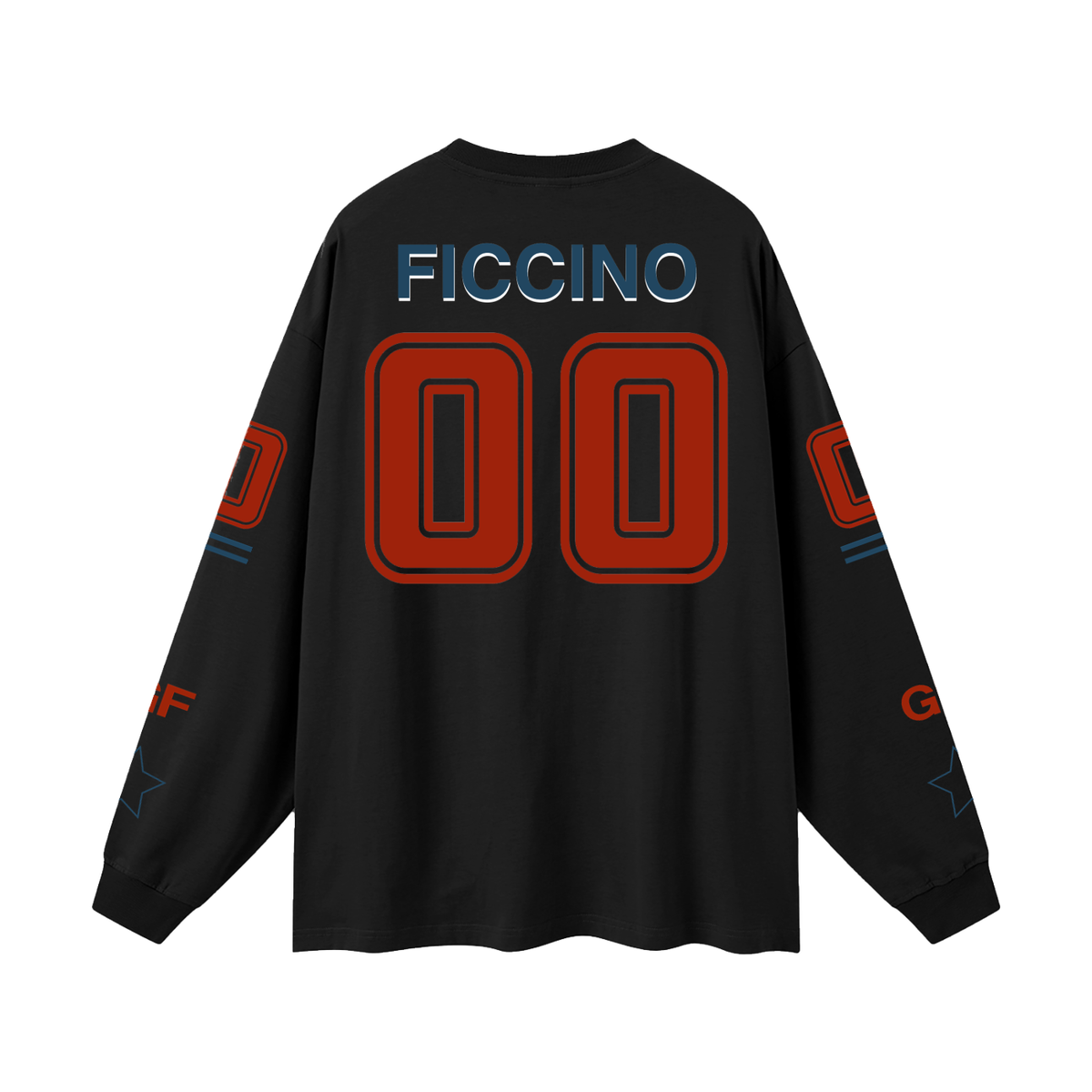 Oversized “Captain” Long Sleeve T-Shirt