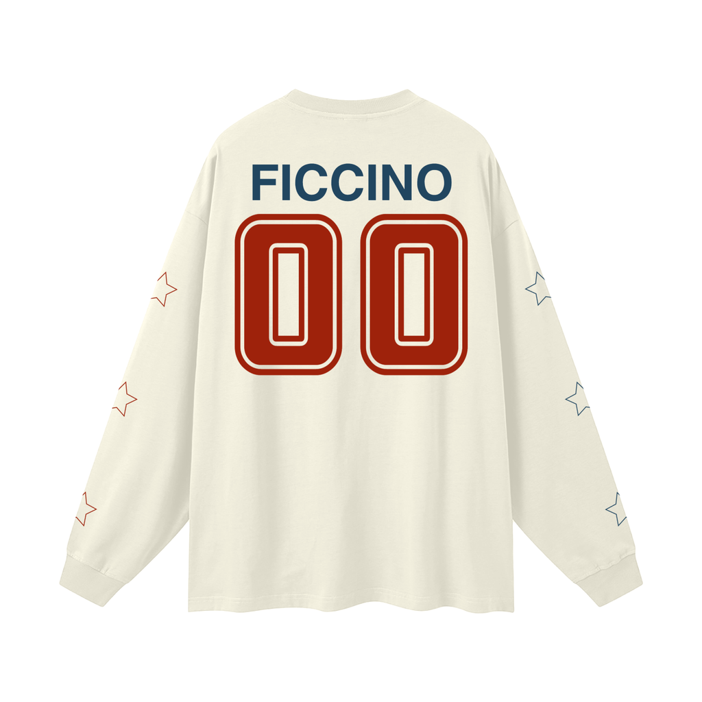 Oversized “All Star Captain” Long Sleeve T-Shirt