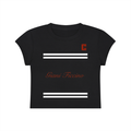 Women's Slim-Fit Cropped “Captain” T-Shirt