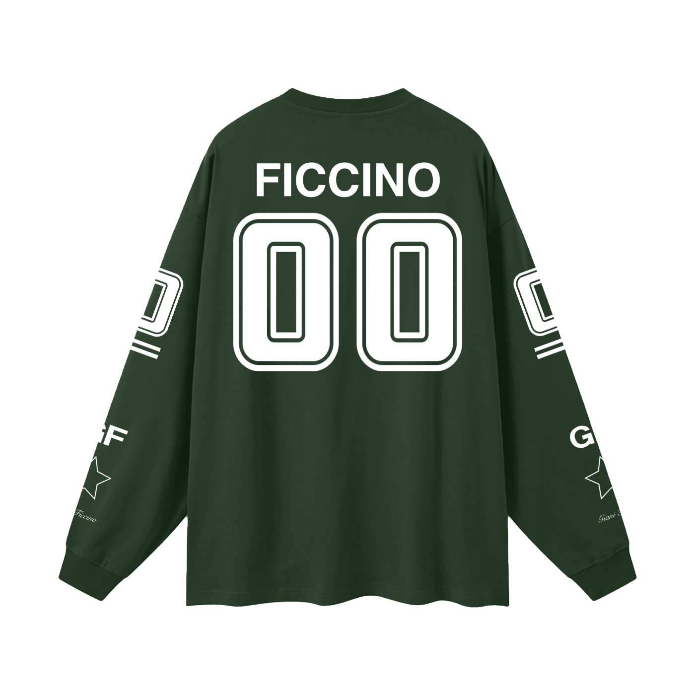 Oversized “Captain” Long Sleeve T-Shirt