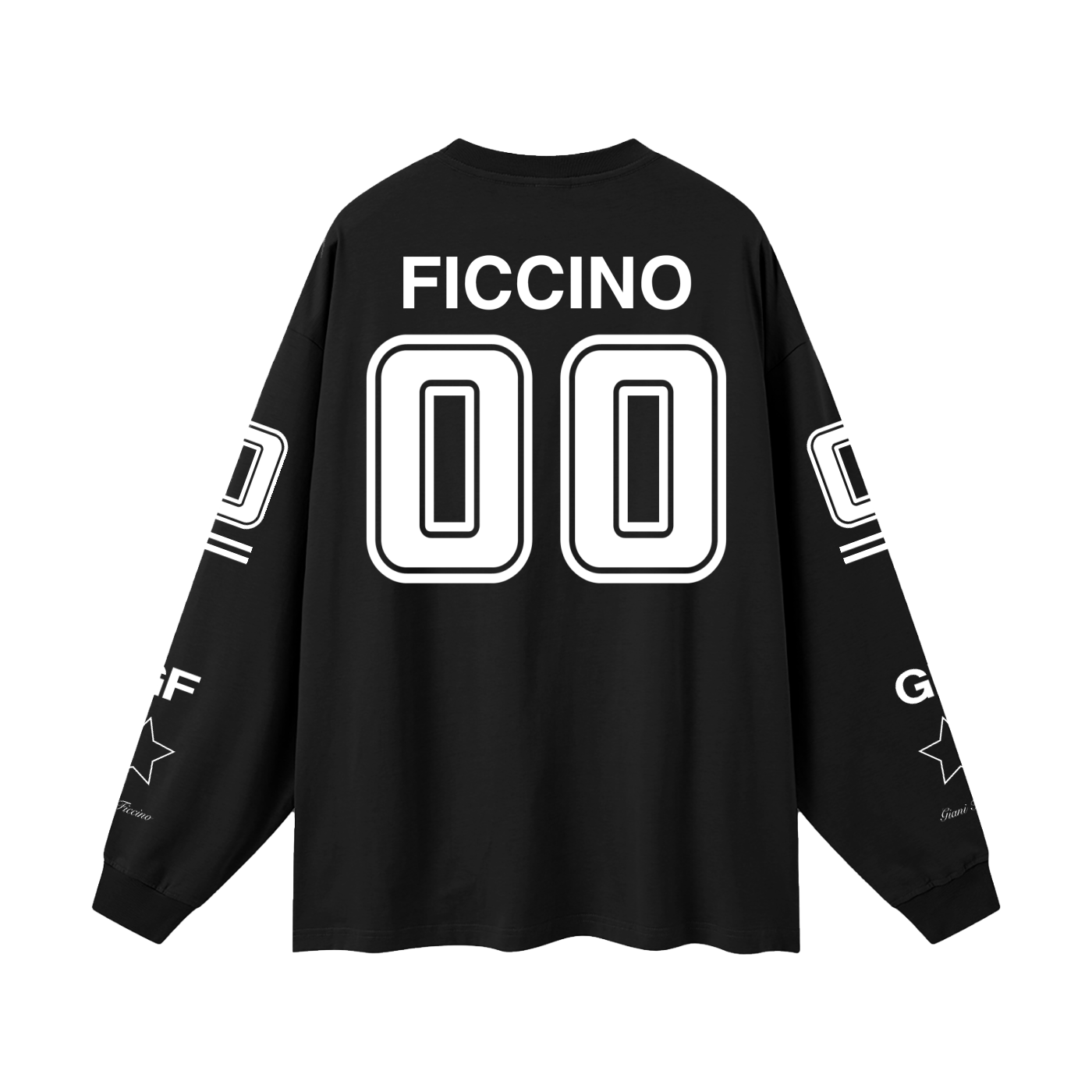 Oversized “Captain” Long Sleeve T-Shirt