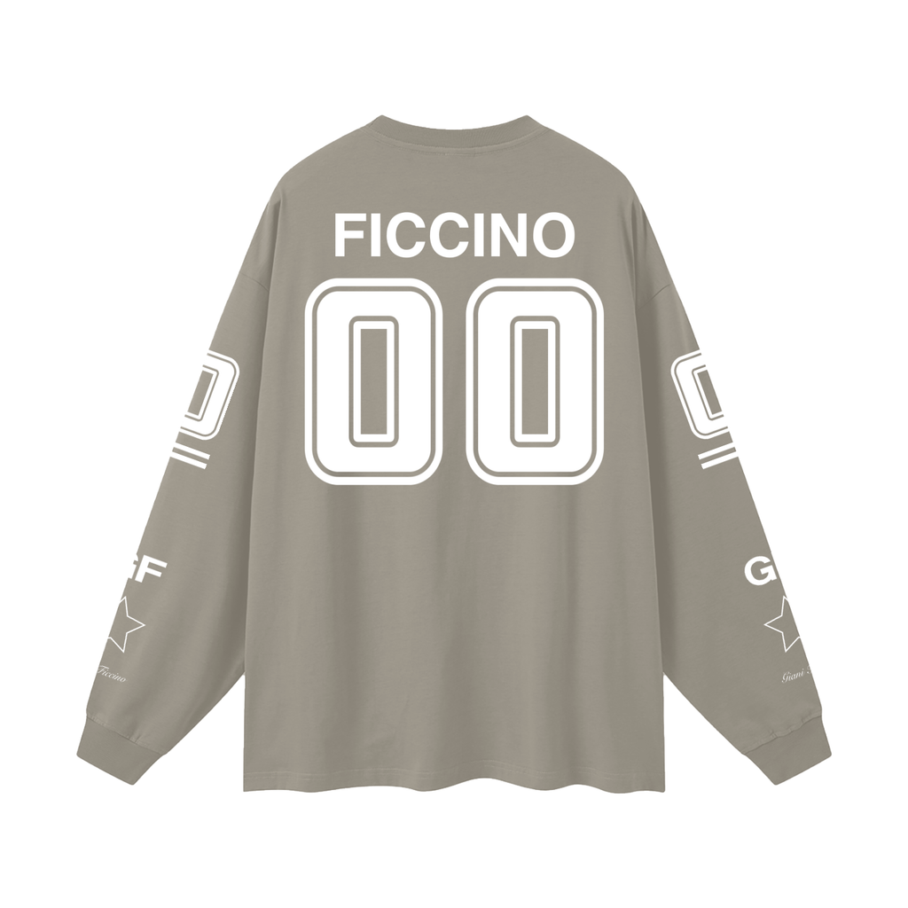 Oversized “Captain” Long Sleeve T-Shirt