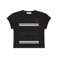 Women's Slim-Fit Cropped “Captain” T-Shirt