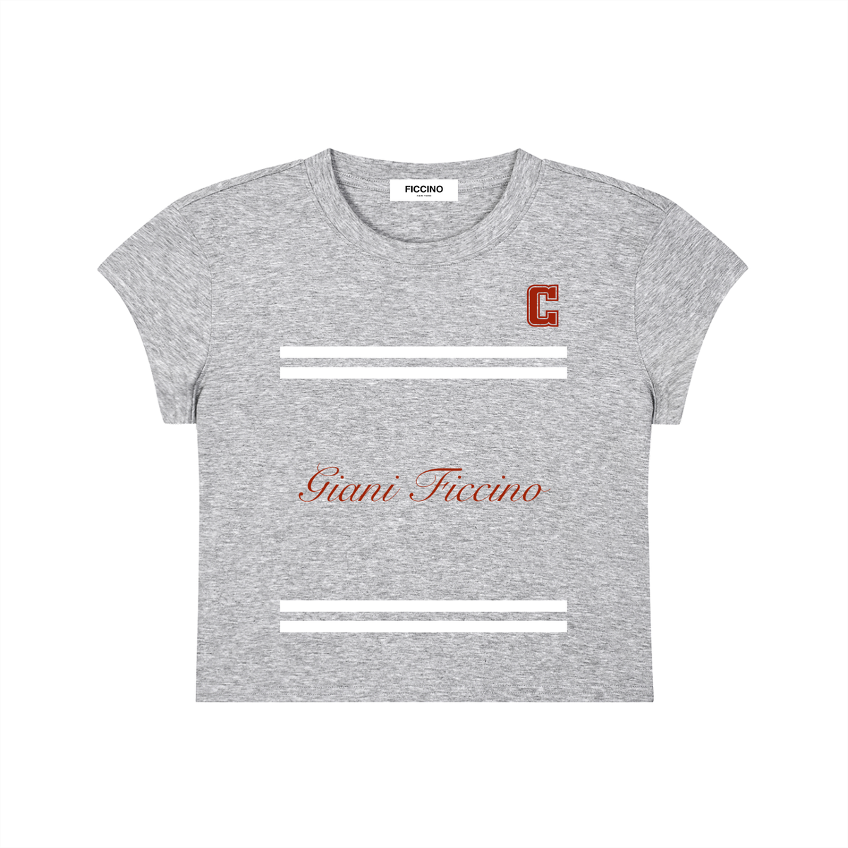 Women's Slim-Fit Cropped “Captain” T-Shirt