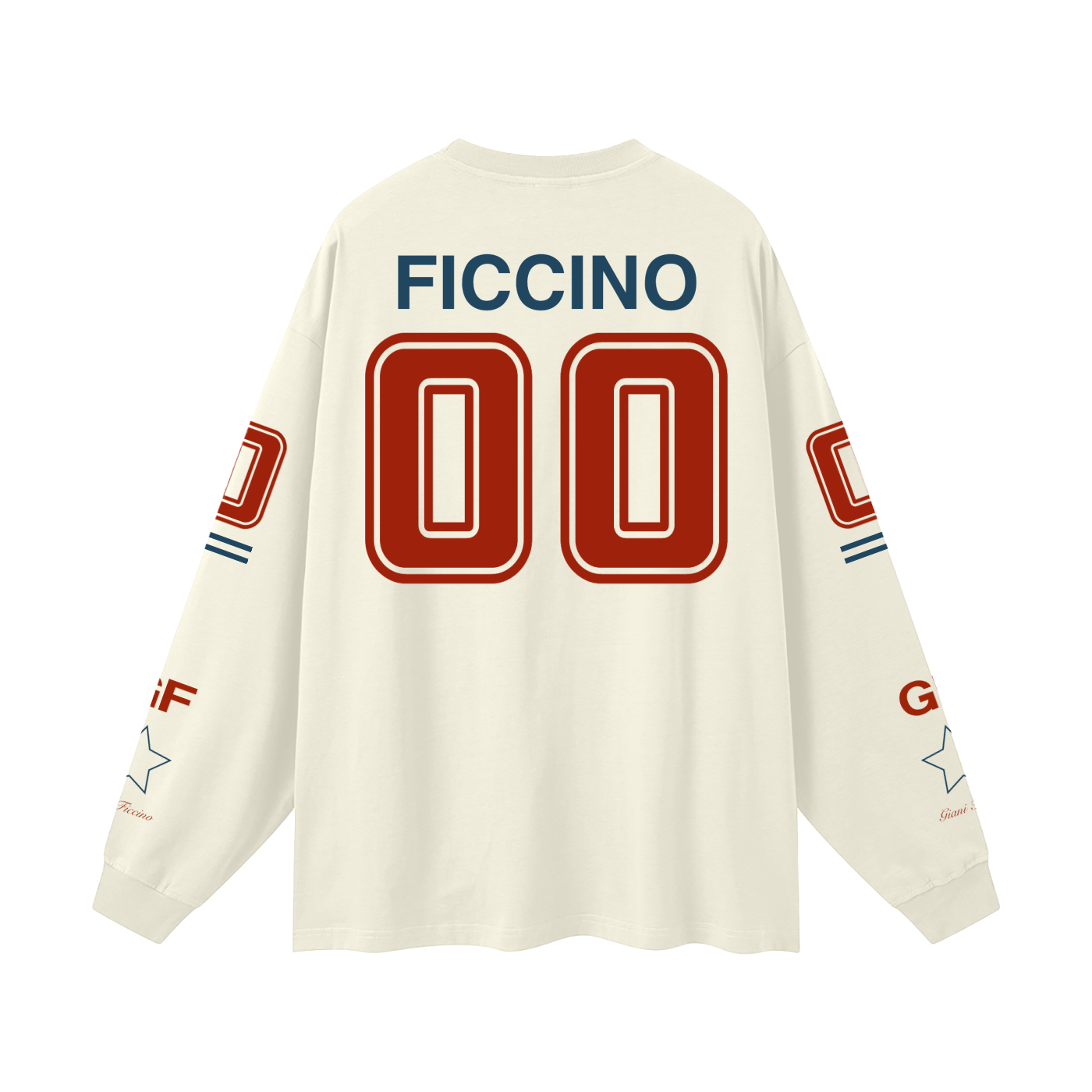Oversized “Captain” Long Sleeve T-Shirt