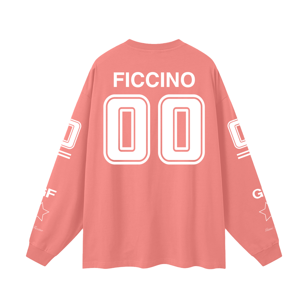 Oversized “Captain” Long Sleeve T-Shirt