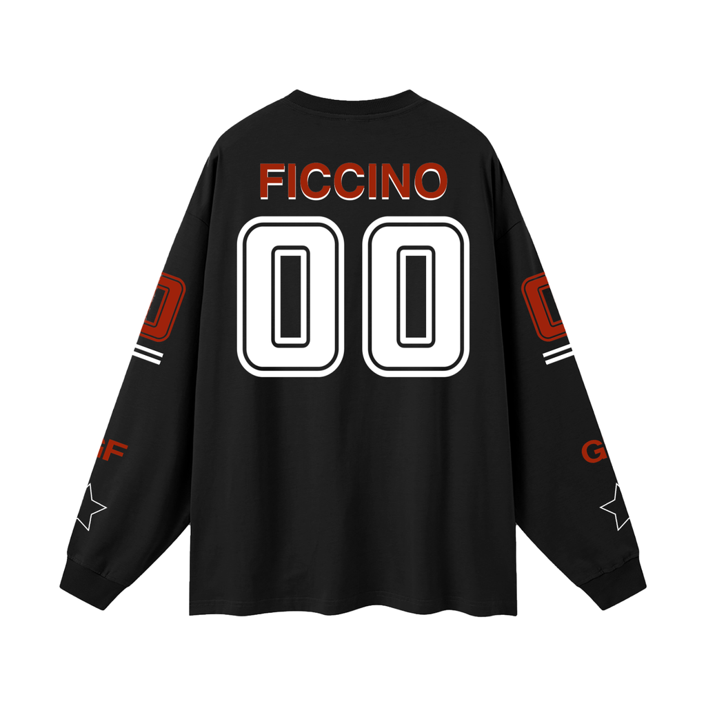 Oversized “Captain” Long Sleeve T-Shirt