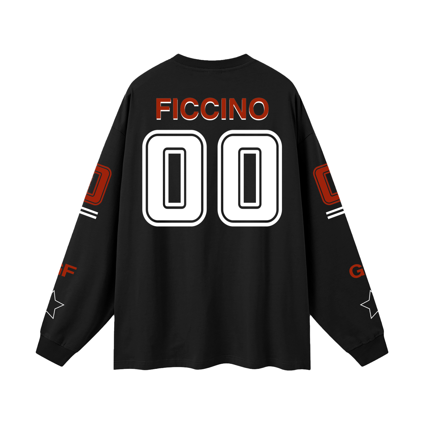 Oversized “Captain” Long Sleeve T-Shirt