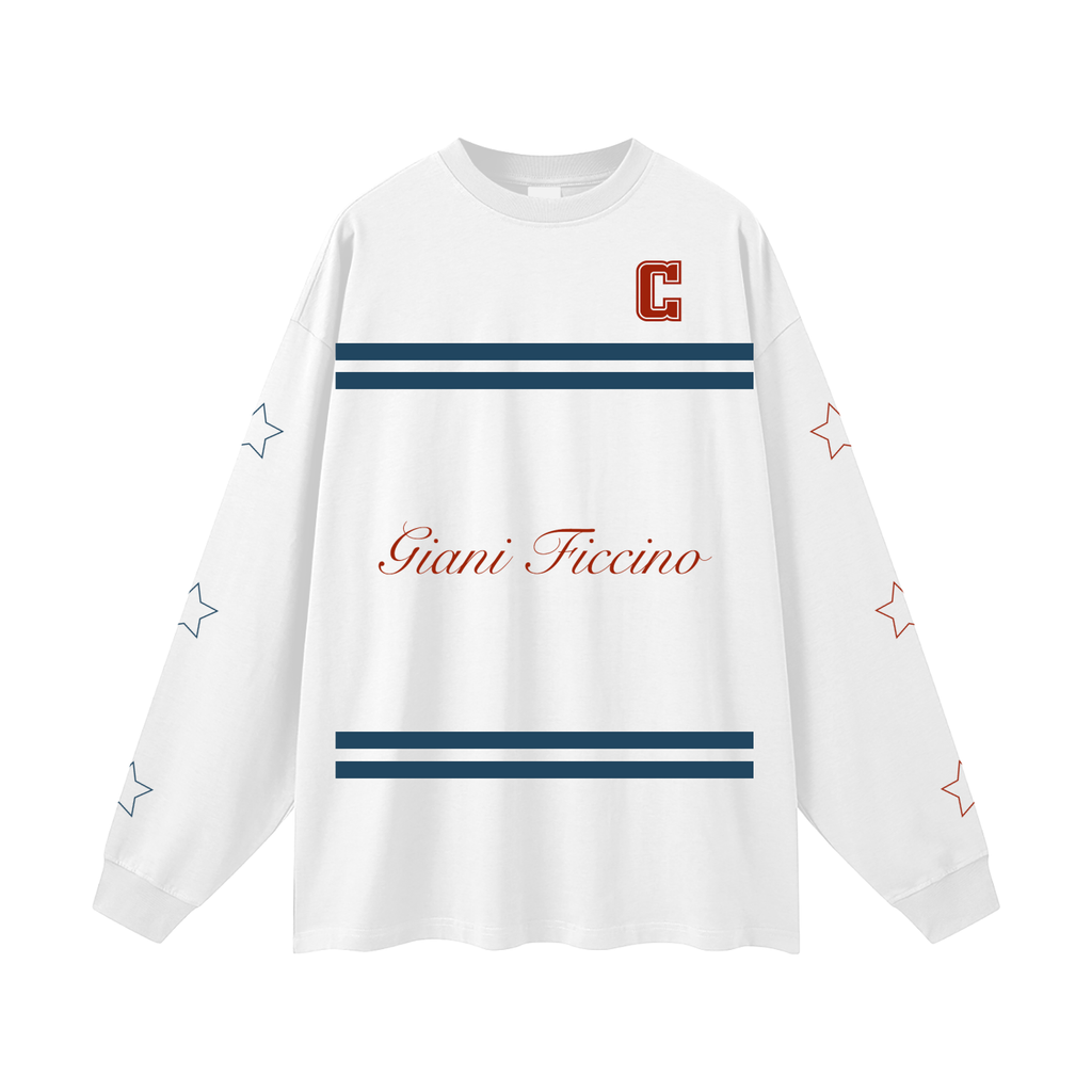 Oversized “All Star Captain” Long Sleeve T-Shirt