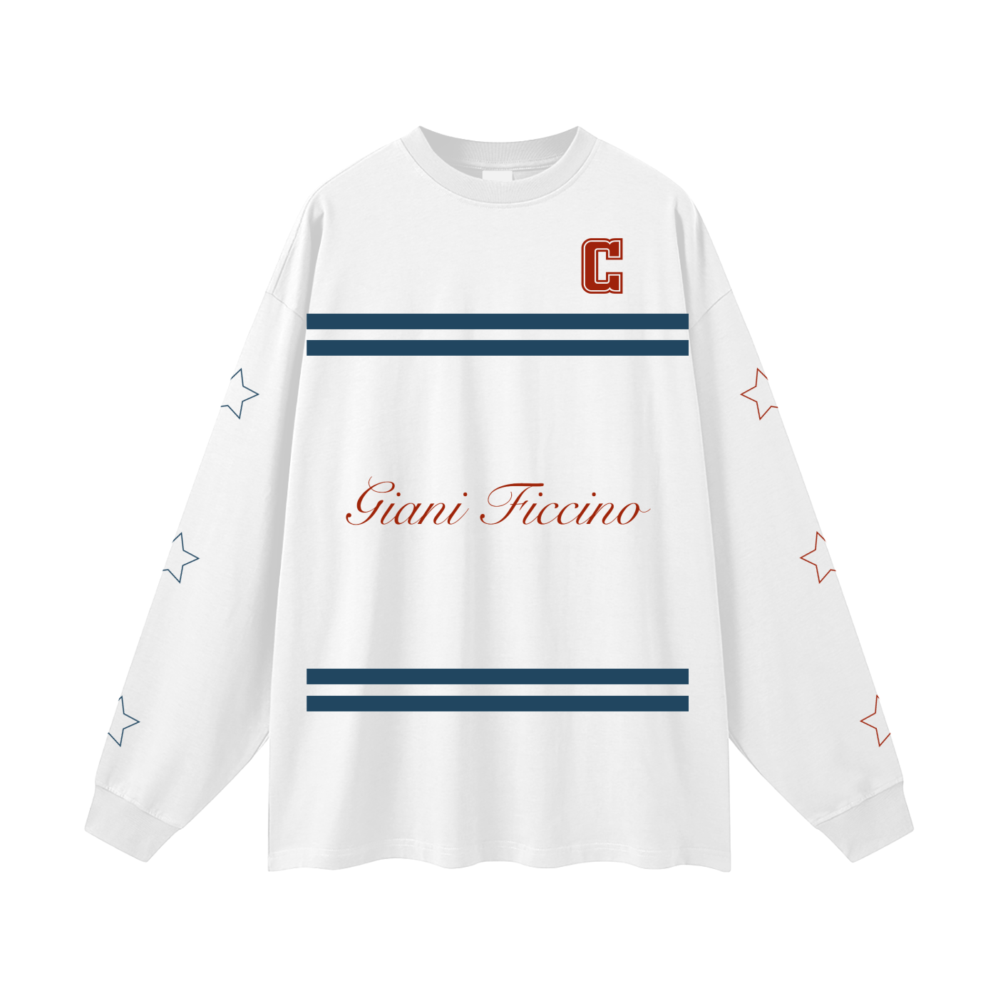 Oversized “All Star Captain” Long Sleeve T-Shirt