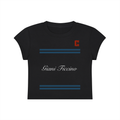 Women's Slim-Fit Cropped “Captain” T-Shirt