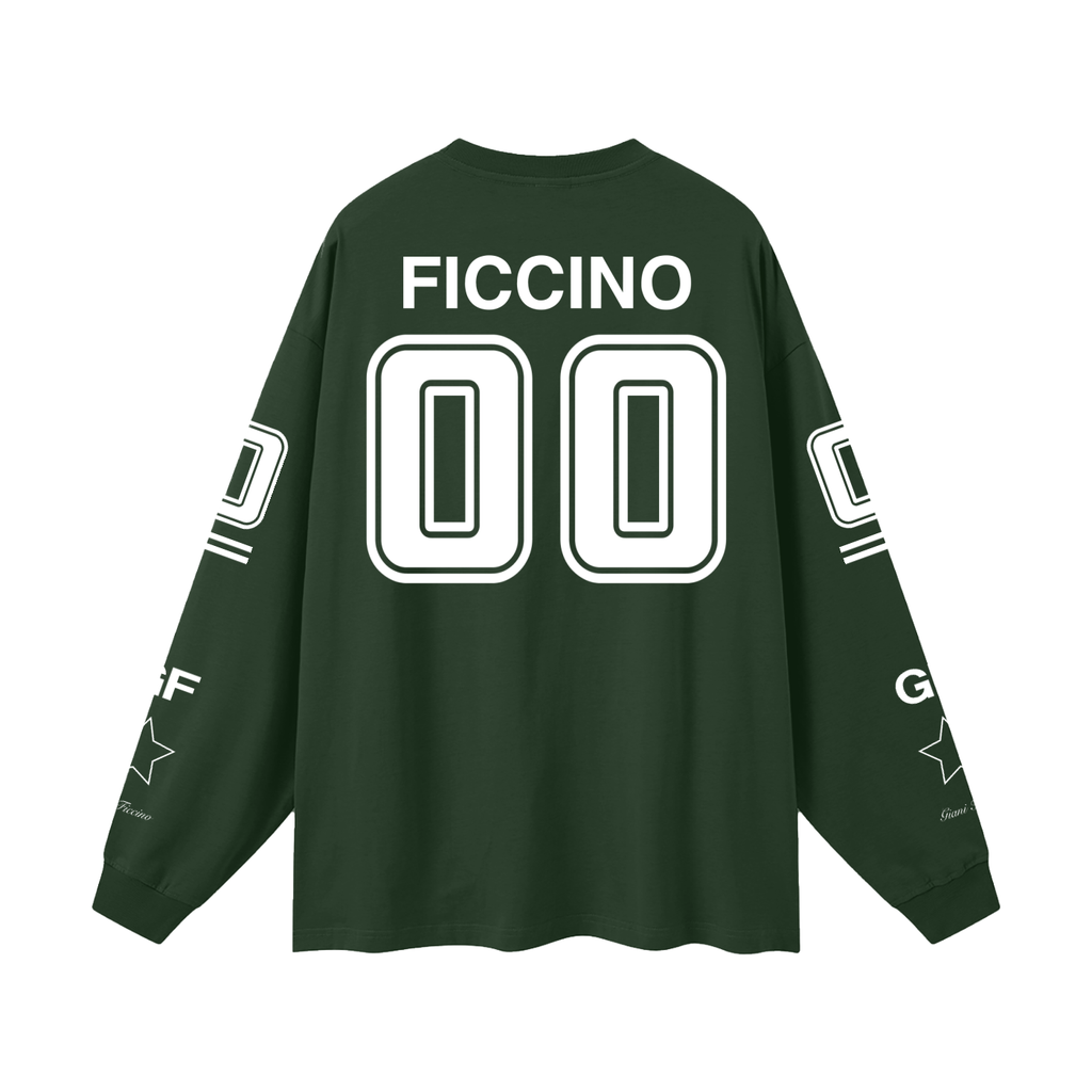 Oversized “Captain” Long Sleeve T-Shirt