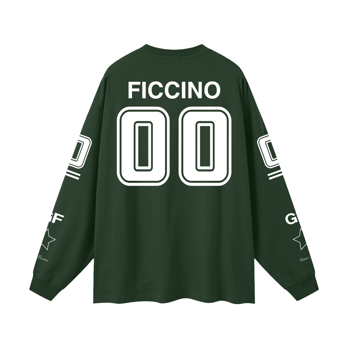 Oversized “Captain” Long Sleeve T-Shirt