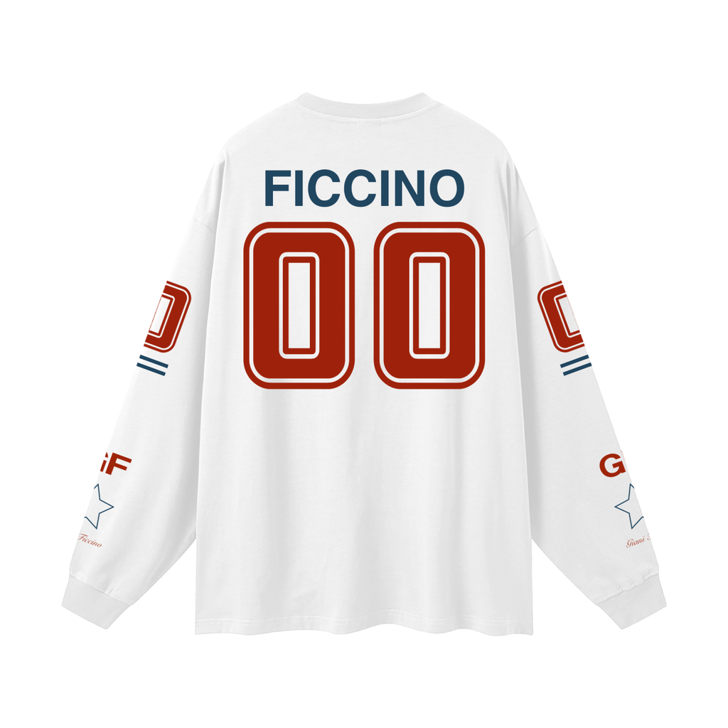 Oversized “Captain” Long Sleeve T-Shirt