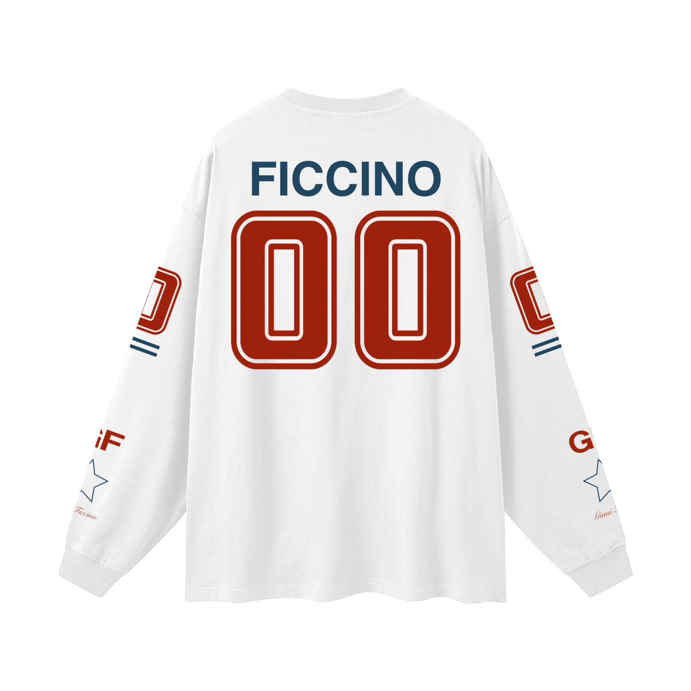 Oversized “Captain” Long Sleeve T-Shirt
