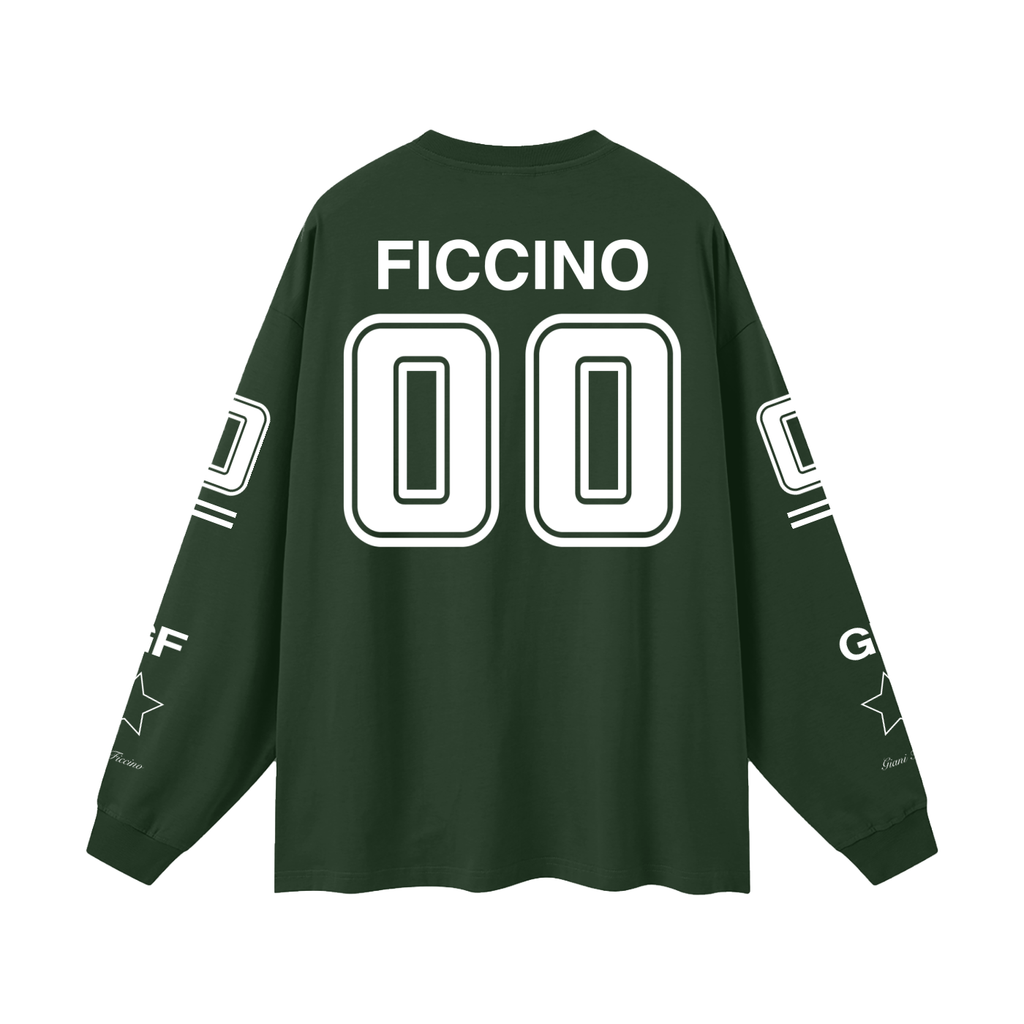 Oversized “Captain” Long Sleeve T-Shirt